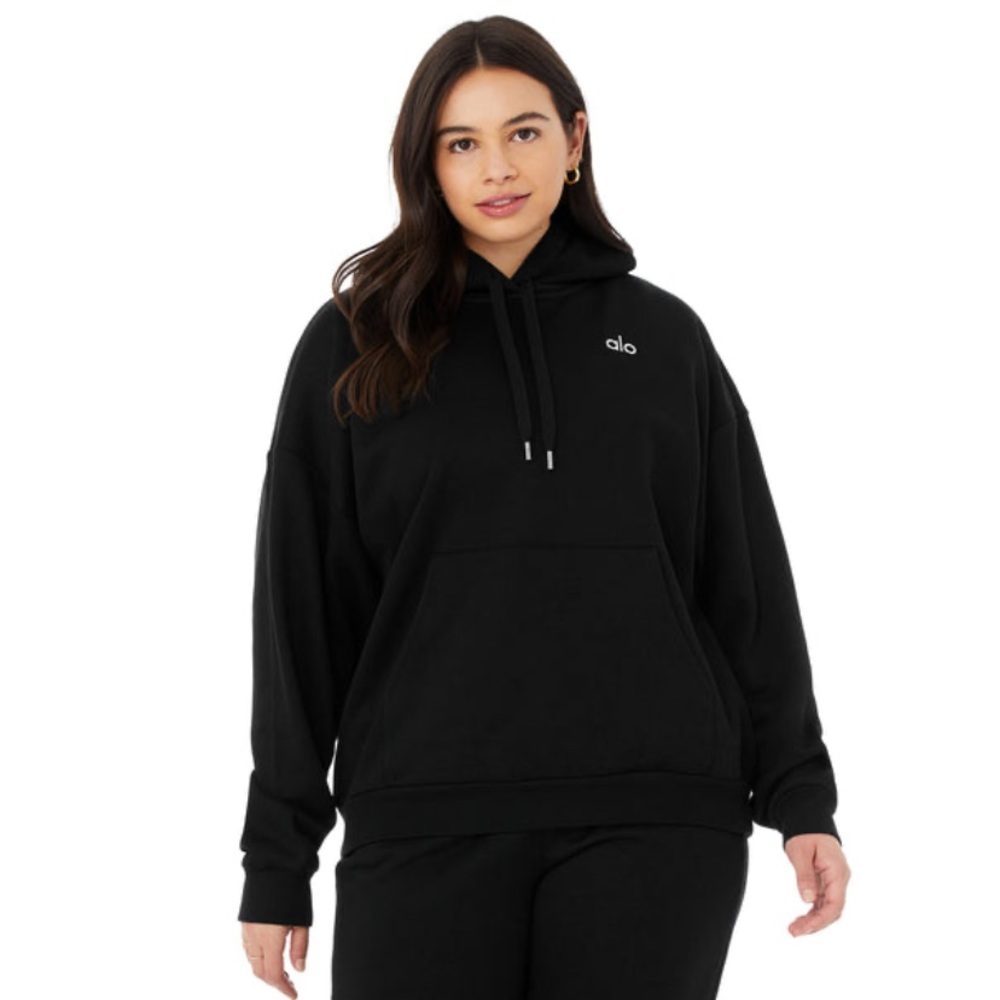 Alo Yoga Unisex Accolade Black Hoodie